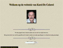 Tablet Screenshot of kareldecaluwe.be